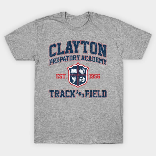 Clayton Prep Track & Field (Variant) T-Shirt by huckblade